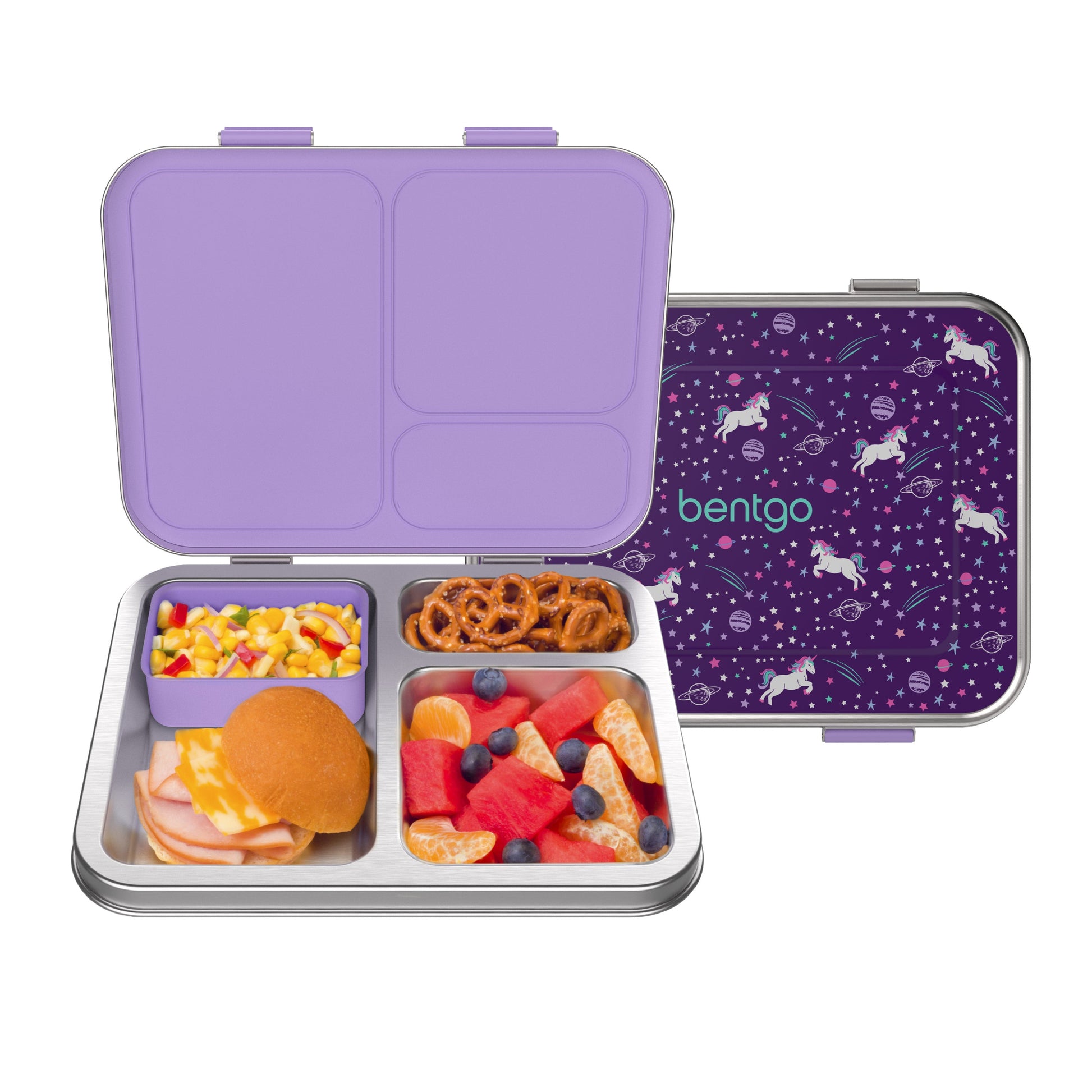 Bentgo Kids Stainless Steel Prints Lunch Box J1 image 1