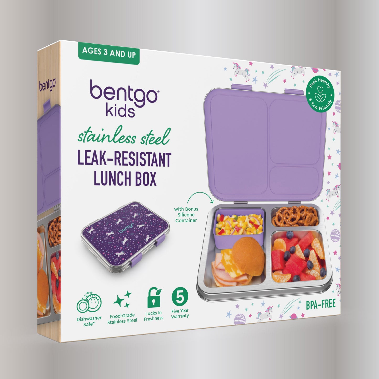 Bentgo Kids Stainless Steel Prints Lunch Box J1 image 8