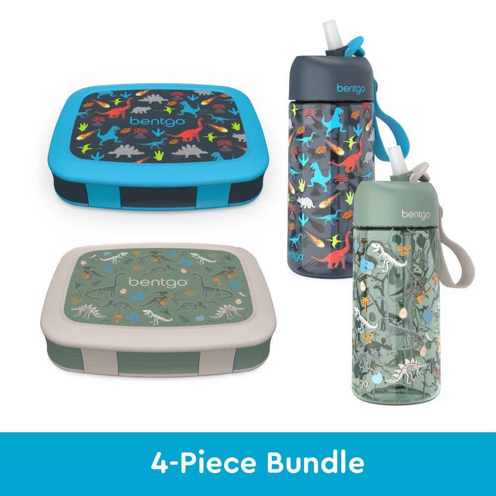 bentgo-kids-prints-lunch-boxes-and-water-bottles-p2 bentgo-lunch-box-bottle-bundle-dinsoaur-fossils-1.jpg